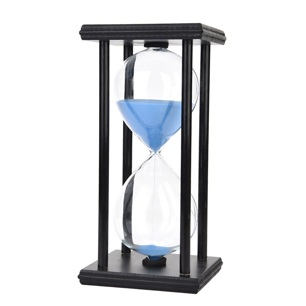 30 Minutes Wooden Hourglass Glass Hourglass Timer Clock Home Kitchen Cooking Office Decoration Christmas