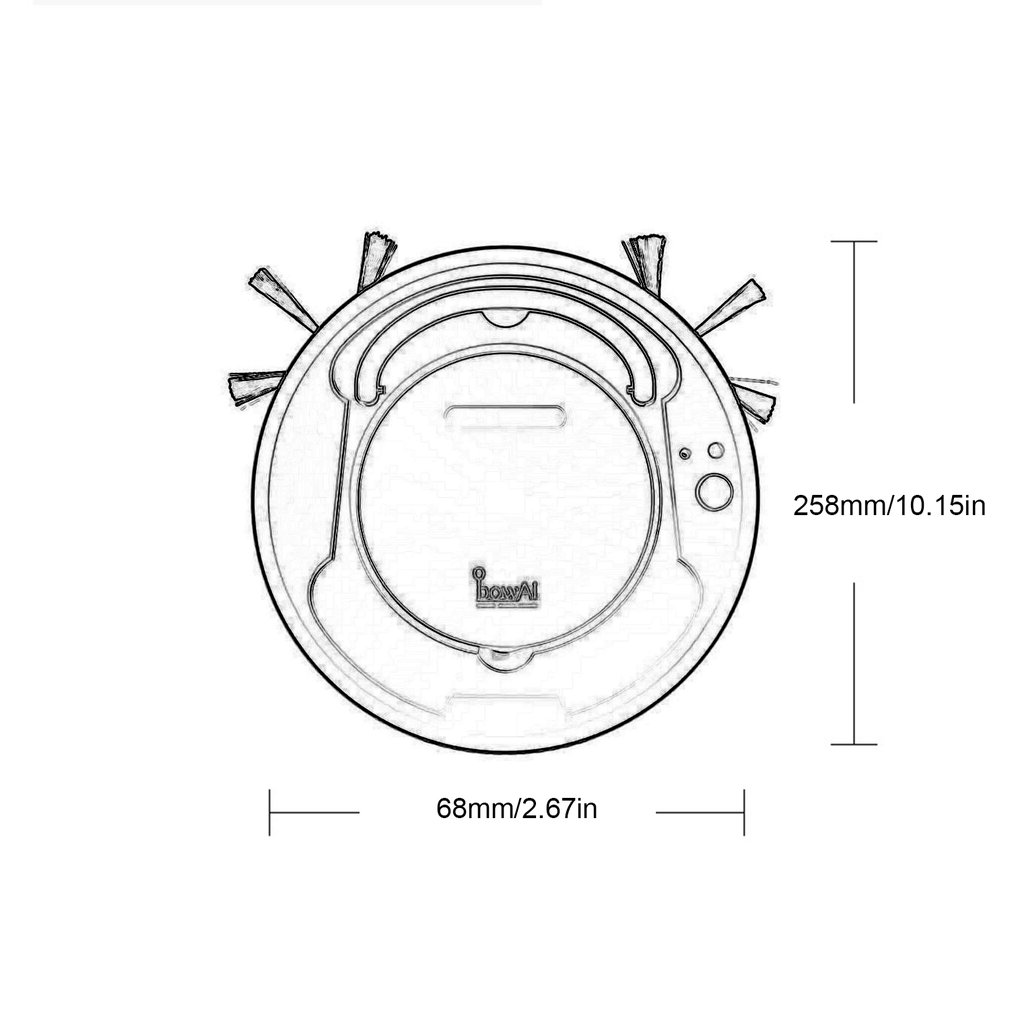 Spazzatrice aspirapolvere a ricarica intelligente per robot aspirapolvere multifunzione