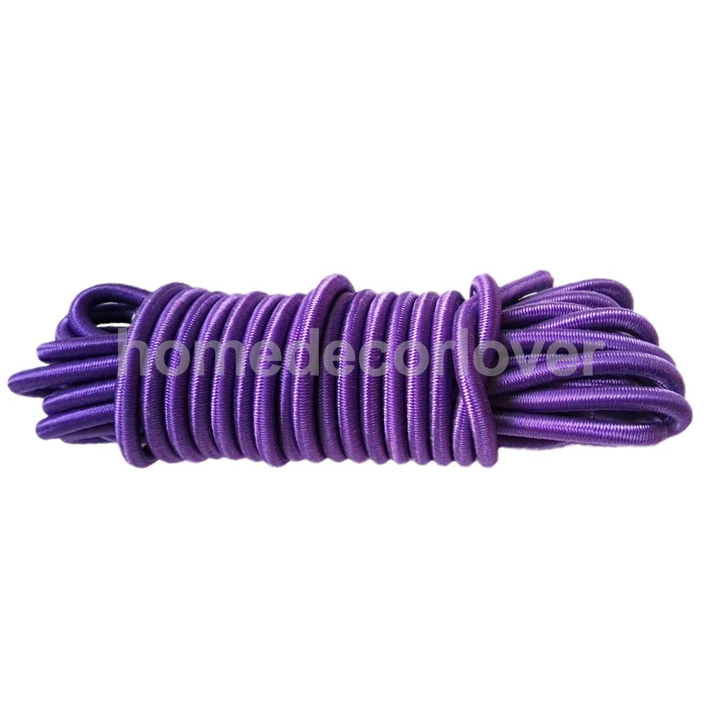 Miloo Naturkautschuk-Seil (1,9 Cm X 4,5 M) – Vollgummiseil Als Bungee-Schnur Für Heim & Industrie