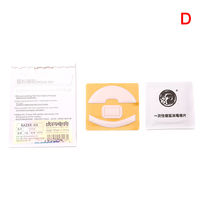 General Enhanced Ice Edition Mouse Skates Feet For Razer Viper/Viper Ultimate/Viper Mini White Glides