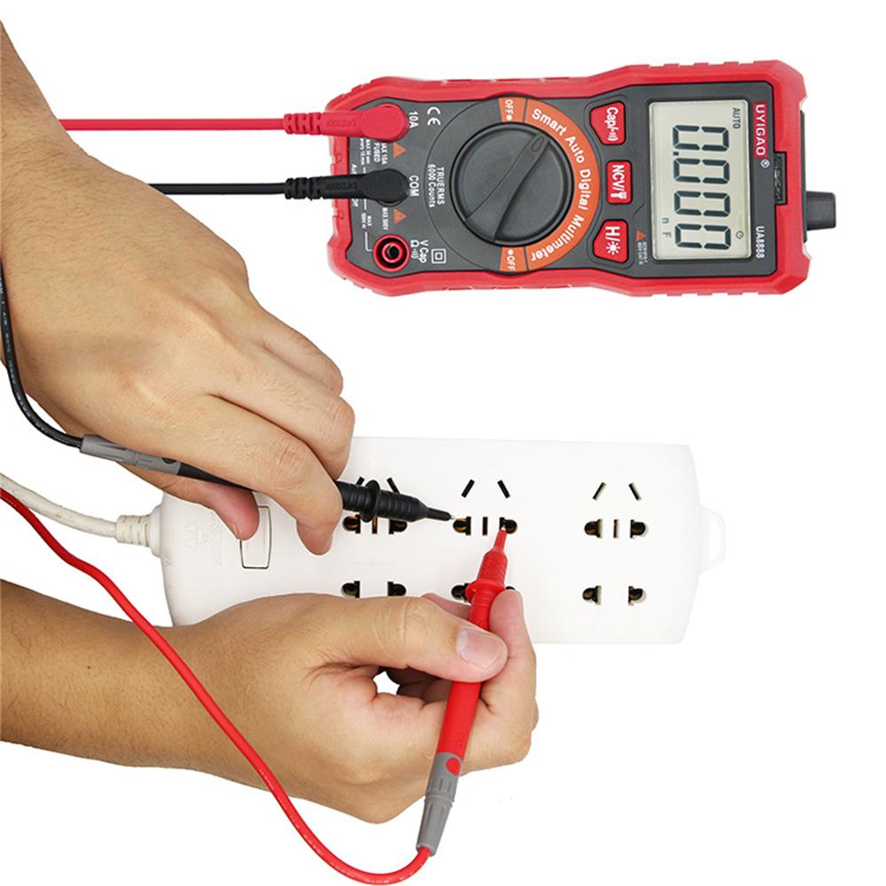 UYIGAO UA8888 Digital Multimeter Digital Display Fully Automatic Intelligent Current And Voltmeter No Need To Shift Gears Tester