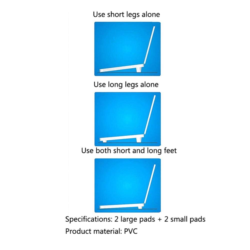 4 Pcs Laptop Notebook Heat Reduction Pad Cooling Feet Cooler Stand Pad Leg Suction 4 Stand Feet Cup