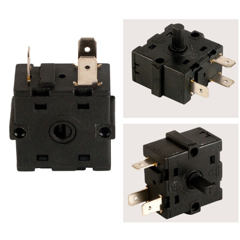 R2JD elektryczny podgrzewacz pokojowy pozycja 3 Szpilka 5Szpilka obrotowy przełącznik wybierałkowy AC 250V 16A