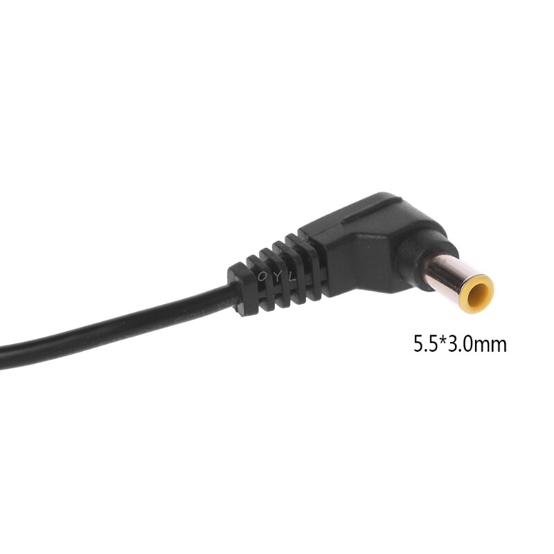 DC Power Adapter Cable L Shaped Pure Copper Plug With Pin For Samsung Laptop
