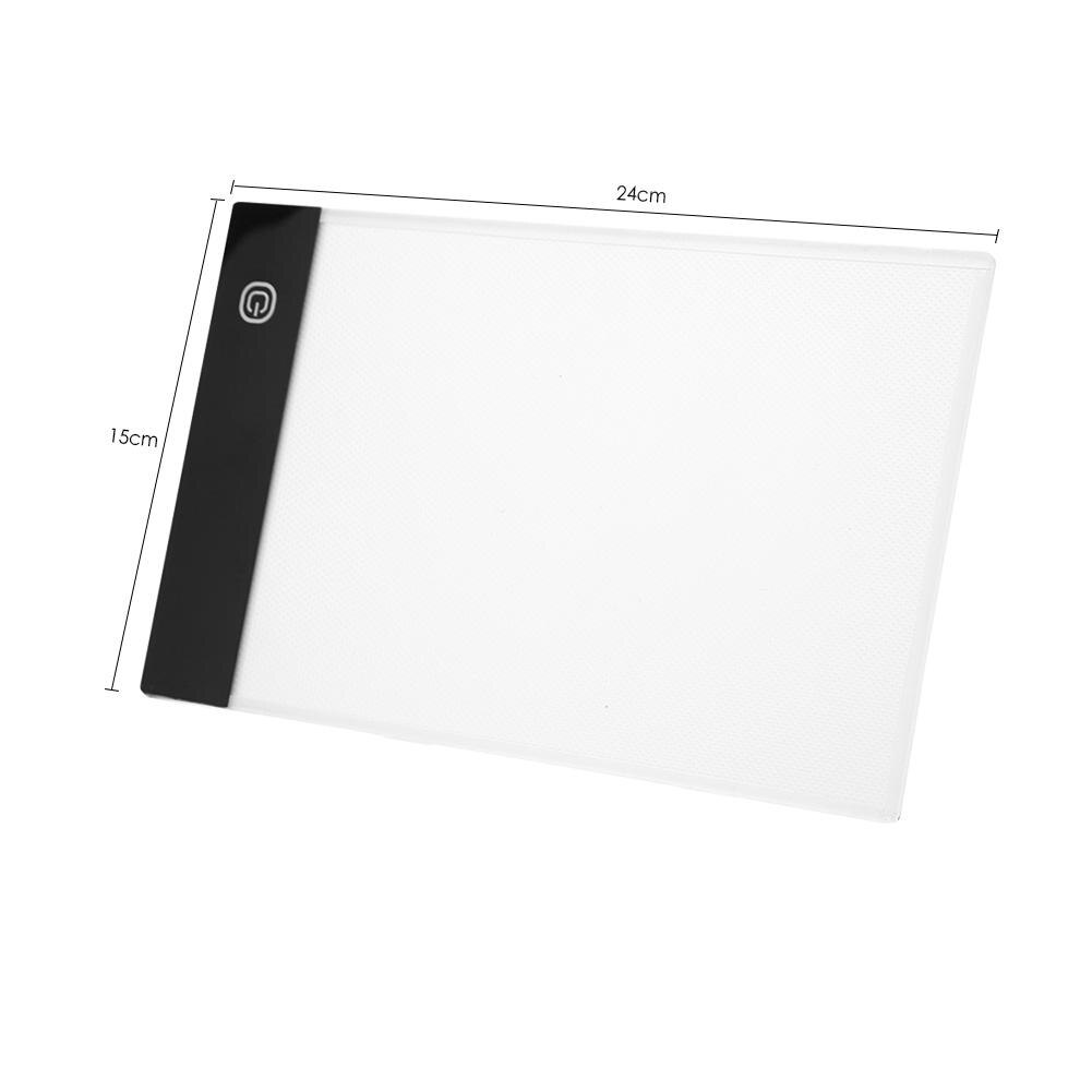 A5 LED Light Box - 21x18cm - Acrylic Drawing Tracing Panel - USB Powered - for Artists: D