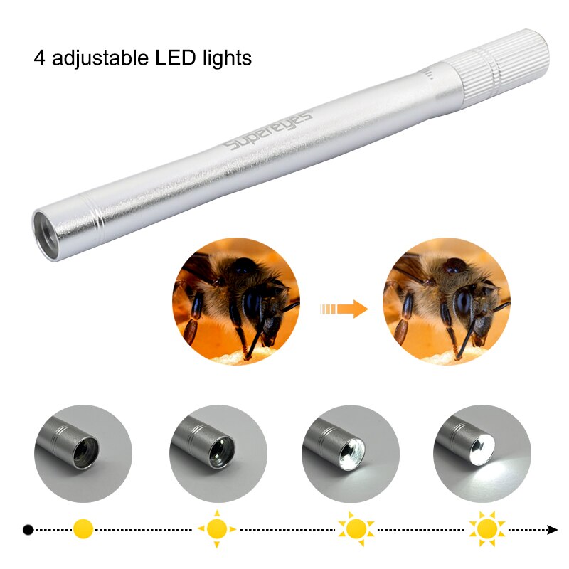 200X Digital Microscope LED USB Microscope Endoscope Camera Zoom Video Microscope 0.3MP Skin Hair Testing Electronic Microscope