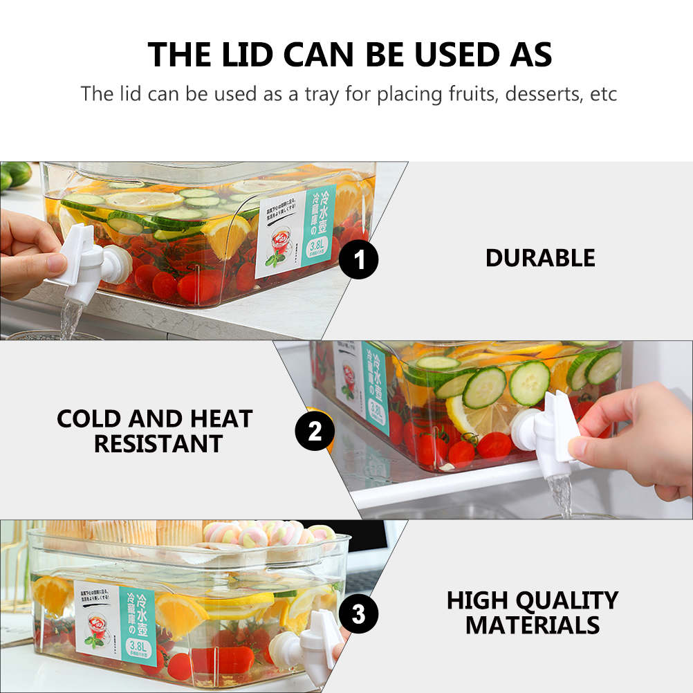 1pc Useful Water Box Lemon Water Storage Bottle Outdoor Water Box with