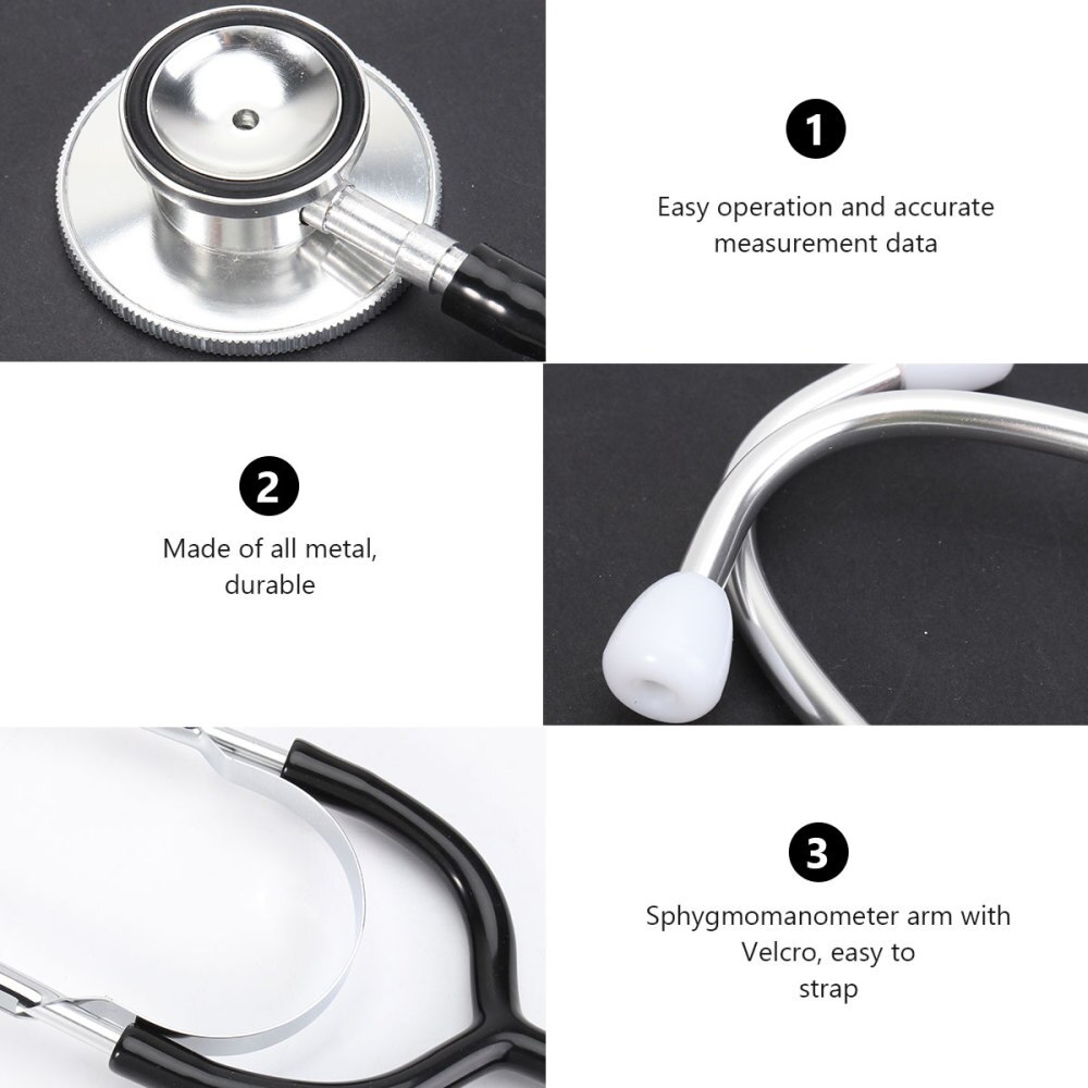 1Pc Double Head Cardiology Stethoscope Dual Head Stethoscope