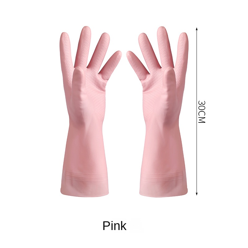 Keuken Afwashandschoenen Verdikte Duurzame Waterdichte Reiniging Huishoudelijk Werk Dames Wasserij Latex Rubberen Handschoenen # 3342: S / Rood