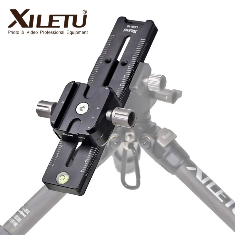 Xiletu LCB-18B Track Dolly Slider Scherpstellen Focus Rail Slider &amp; Klem En Qr Plaat Voldoen Arca Swiss Voor Dslr Camera canon