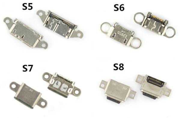 Usb Plug Power Poort Opladen Connector Socket Voor Samsung S5 S6 S7 S8 Telefoon