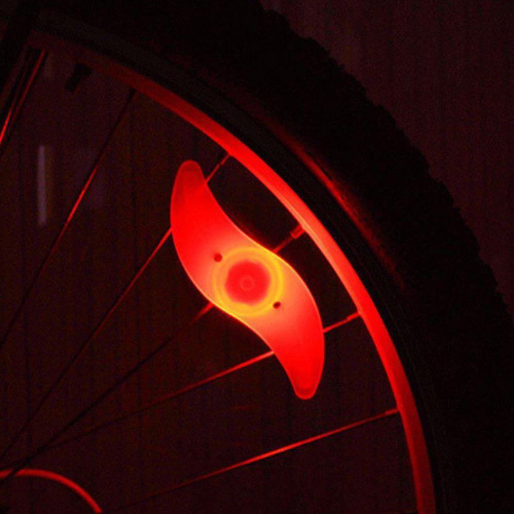 4 farben Fahrrad Leucht Speichen Licht Blinkende LED Fahrrad Radfahren Rad Draht Reifen Warnung glühend Lampe Anzeige