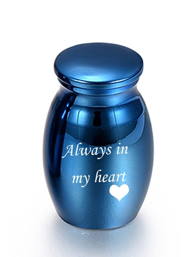 5 Styles Stainless Steel Cremation Urn Ashes Commemorate Pet Hair Remains Waterproof Funeral Keepsake Urn