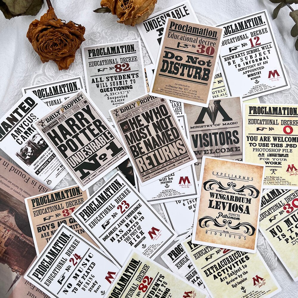 Firkantet engelsk plakat klistermærker rejse uønsket dagbog diy scrapbog dagbog album telefon tn collage tag klistermærke dekorativt