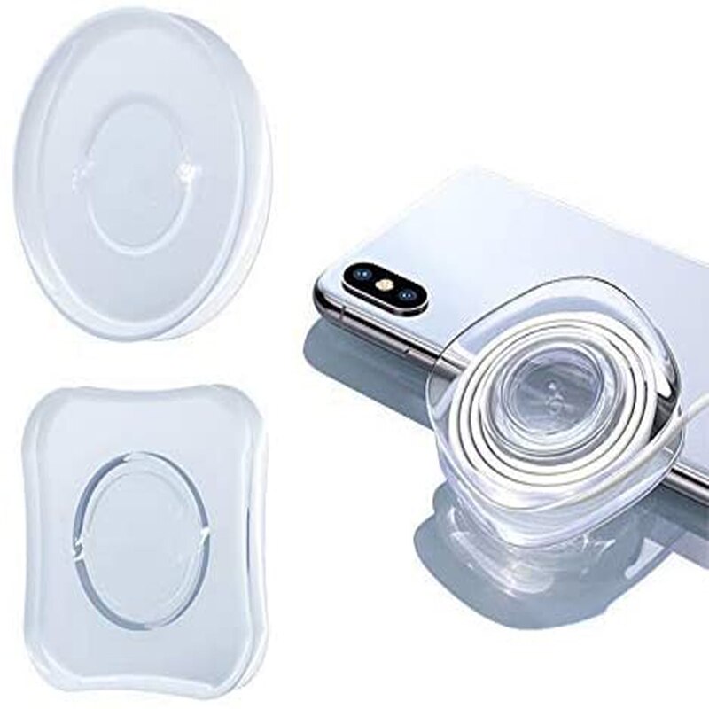 Mobile Phone Holder Adsorption Phone Sticker For iPhone 12 11 X Traceless Magic Paste For Wall Desk Car Pad Tablet Mount Stand