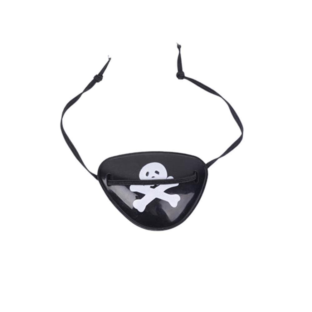 Ensemble d'accessoires pour Costume Pirate d'halloween, ensemble d'accessoires de fête, avec chapeau, masque pour les yeux et anneaux, jouet pour jouer pour enfants, 3 pièces/ensemble