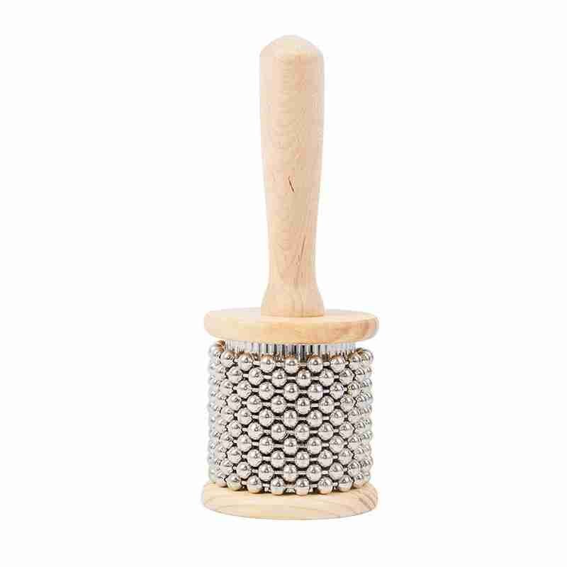 Hand percussion instrument Cabasa Baby Music Toy Orff Percussion Instrument Wooden Band Percussion Instrument Toy: A