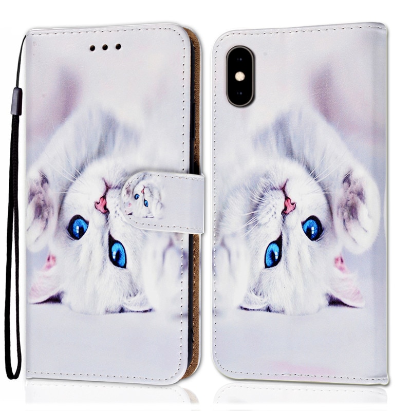 Leder Flip Fall Für Alcatel 3X Fall Gedruckt Zurück Abdeckung Für Alcatel 3X 5061A 5061K Fundas Coque abdeckung Capa: B2