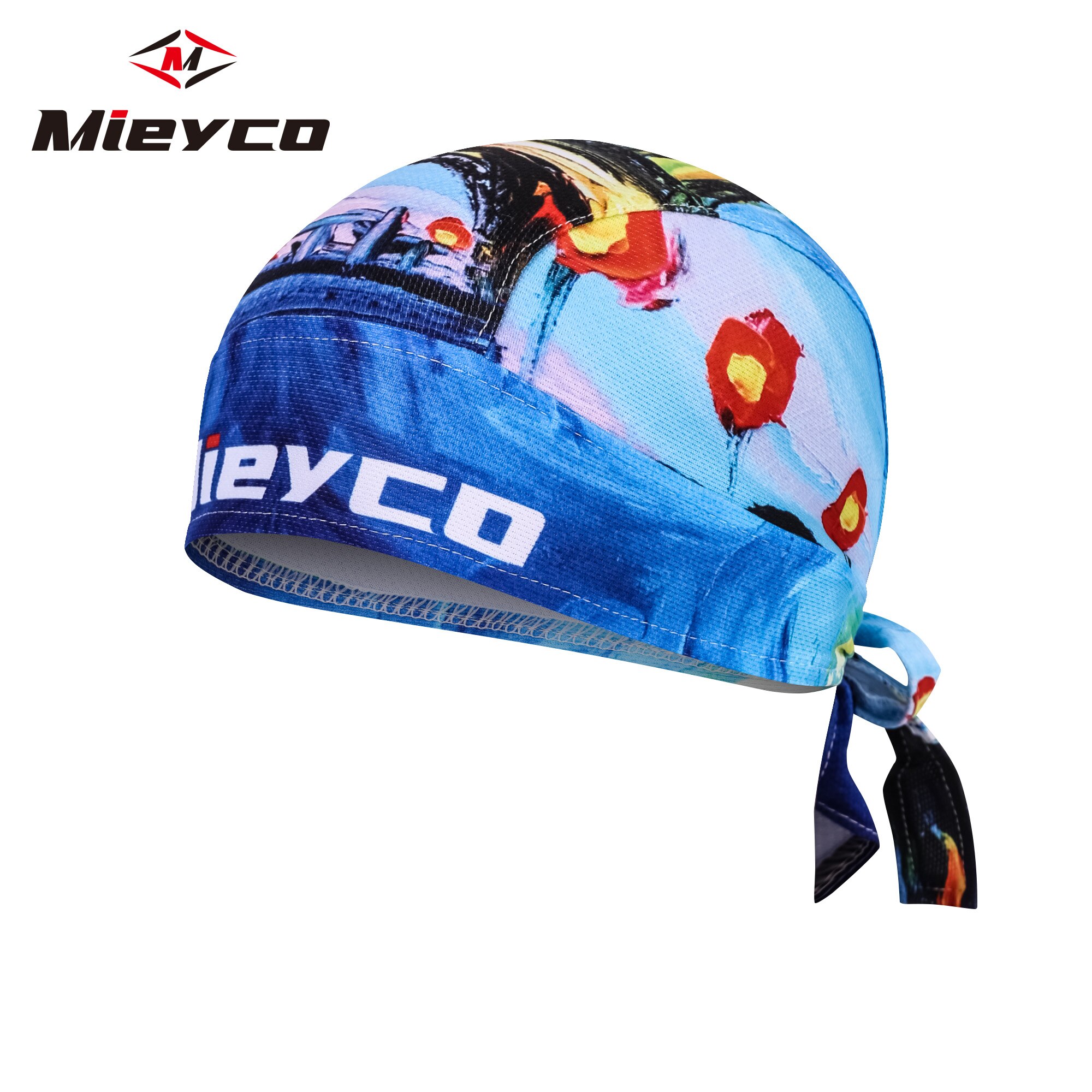 Mieyco bedrukte fietspetten heren hardlopen wandelen vissen bandana hoofddoek ski hoofdband ademend helmen snel drogend piratenpet: 6