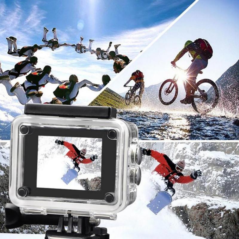 Actie Camera Onderwater Waterdichte Sport Dv Camera Met Lcd-scherm Video Opname 140 Graden Groothoek Cam