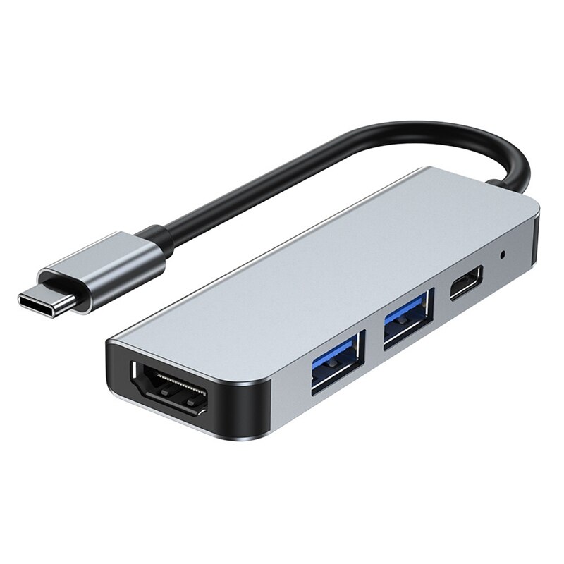 SATECHI 8 En 1 Hub USB C Multiport V2 Avec HDMI 4K@60Hz, Charge PD 115W, Gigabit Ethernet, 3X USB-A 10Gbps Et SD/MicroSD Pour MacBook Air & Pro, PC Portable Et Plus