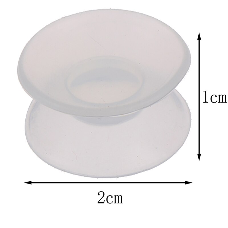 10 stk dobbeltsidet sugekop-sugekop til glas, plastik sugekop pvc plast lille sugekop uden spor