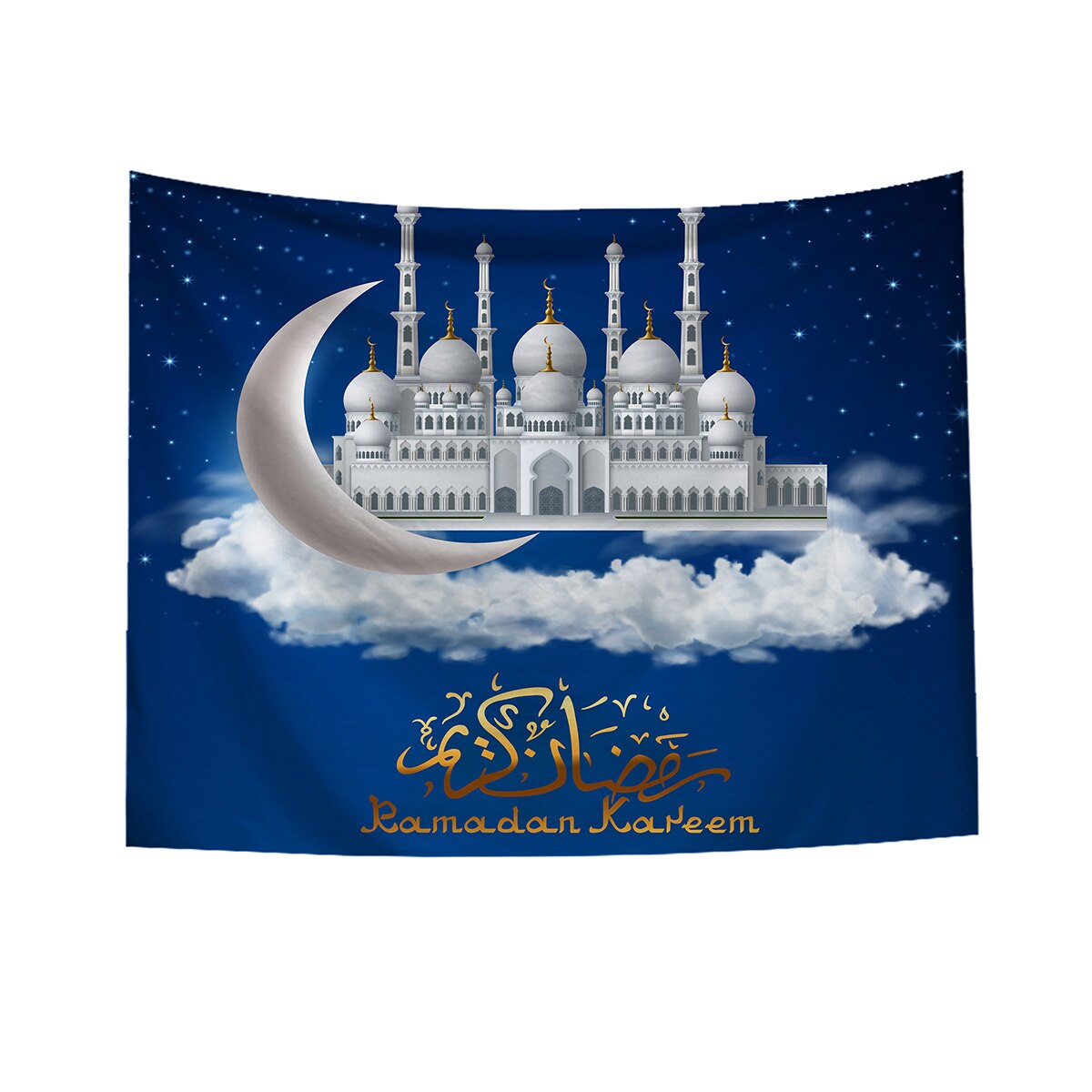 Islamitische ramadan wandtapijt kamerdecoratie achtergrond doek muur huisdecoratie hangend wandtapijt thuis muurschildering strandlaken stijl: 3