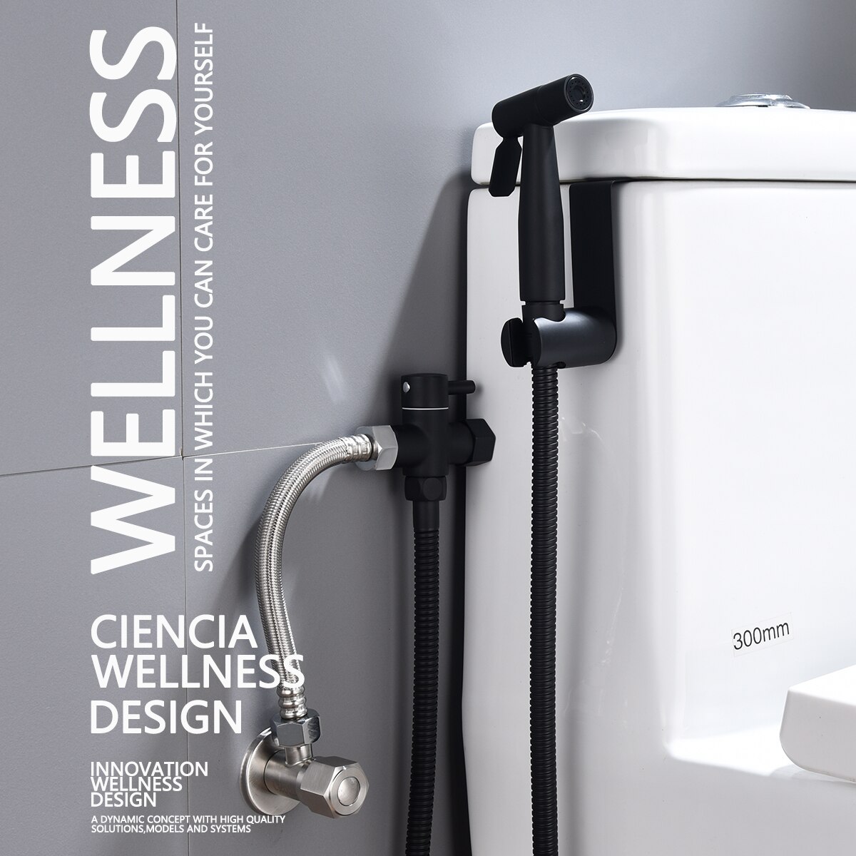 3 Way Diverter Valve Brass Shut Off Valve 3/8”-12/17 T Adapter for Toilet Water Line