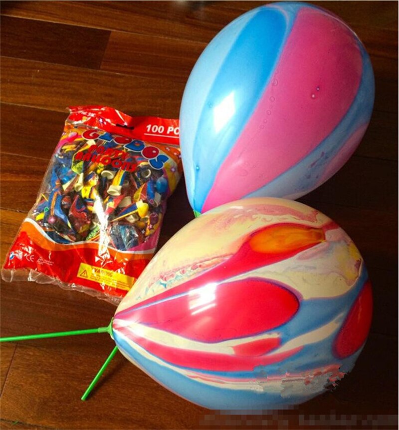 100 stks/partij Multicolor Gedrukt Wolken Ballonnen 12 inch Mooie Ronde Latex Ballonnen