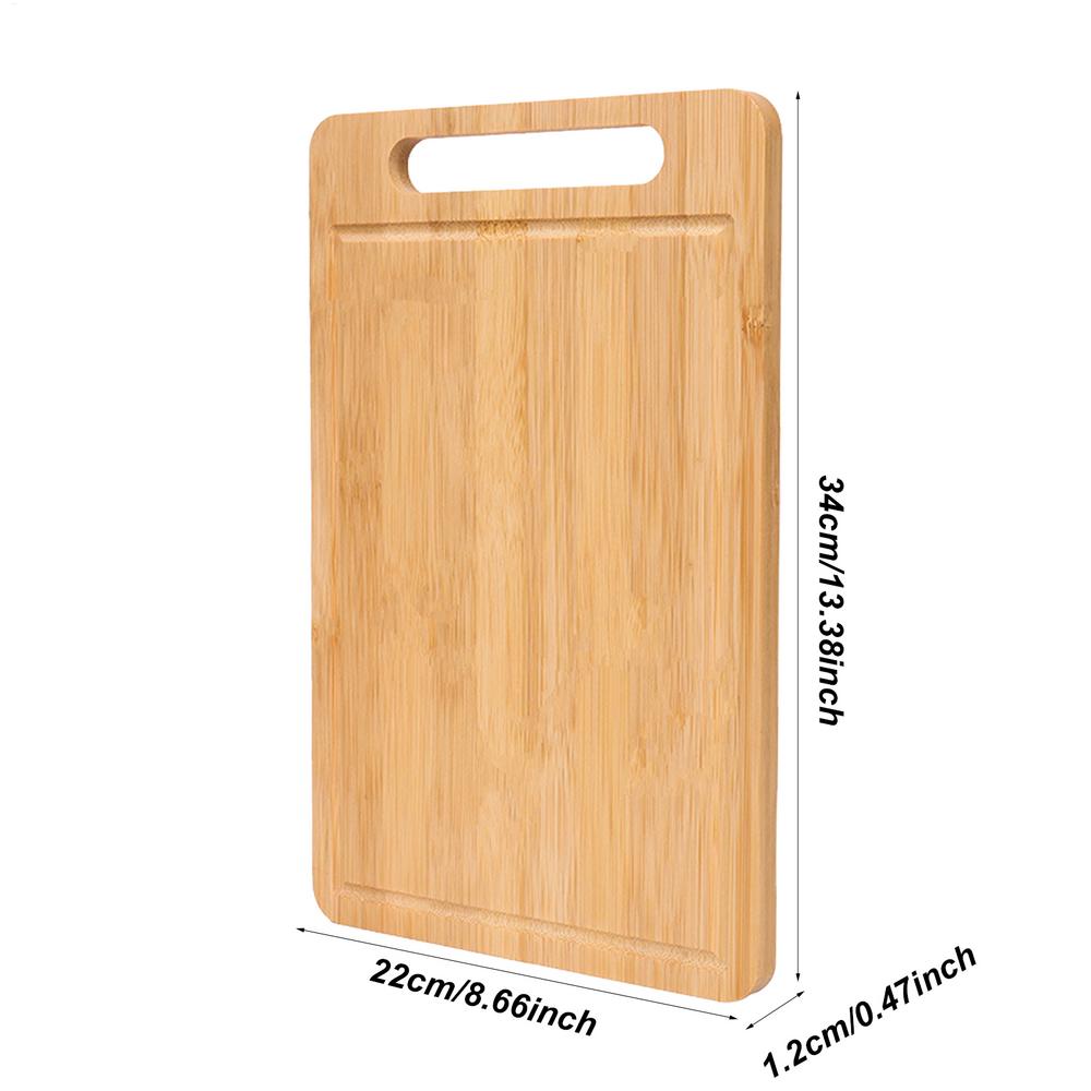 Tablas gruesas de madera disponibles de doble cara, tablas de cortar de madera, tabla de servir para cortar charcutería, tablas para servir carne: Negro