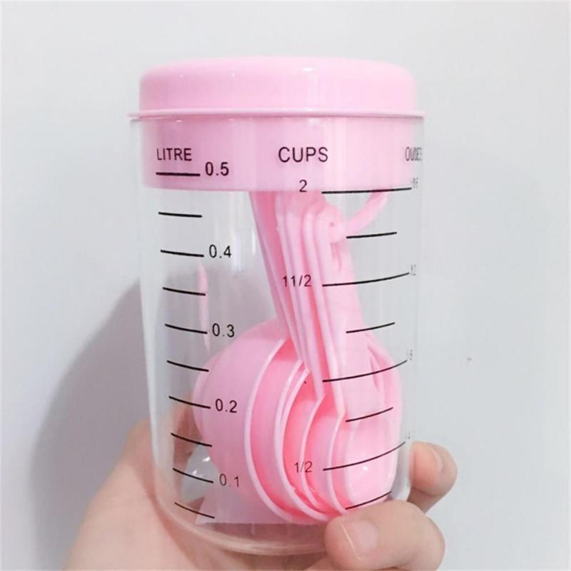 8/7Pcs Measuring Cups And Measuring Spoon Measure Tea Coffee Kitchen Utensil For Baking Tools Bakeware Kitchen Measuring Tools