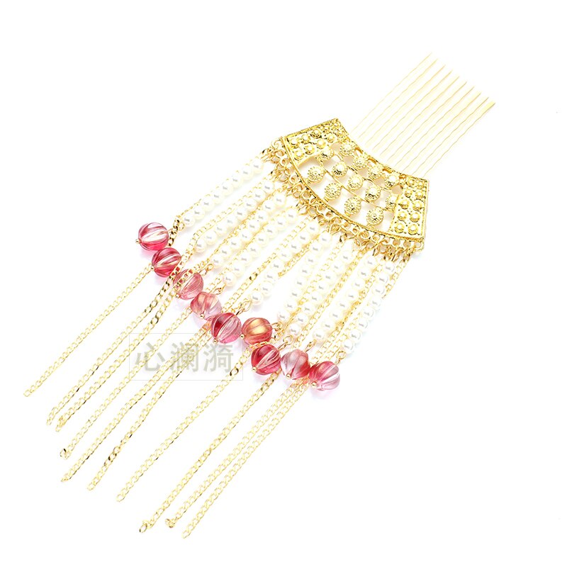 Horquilla de estilo antiguo Kanzashi, pinza para el pelo, accesorios para el cabello Chignon, Súper Hada, peluca clásica china salvaje hecha a mano, Cosplay