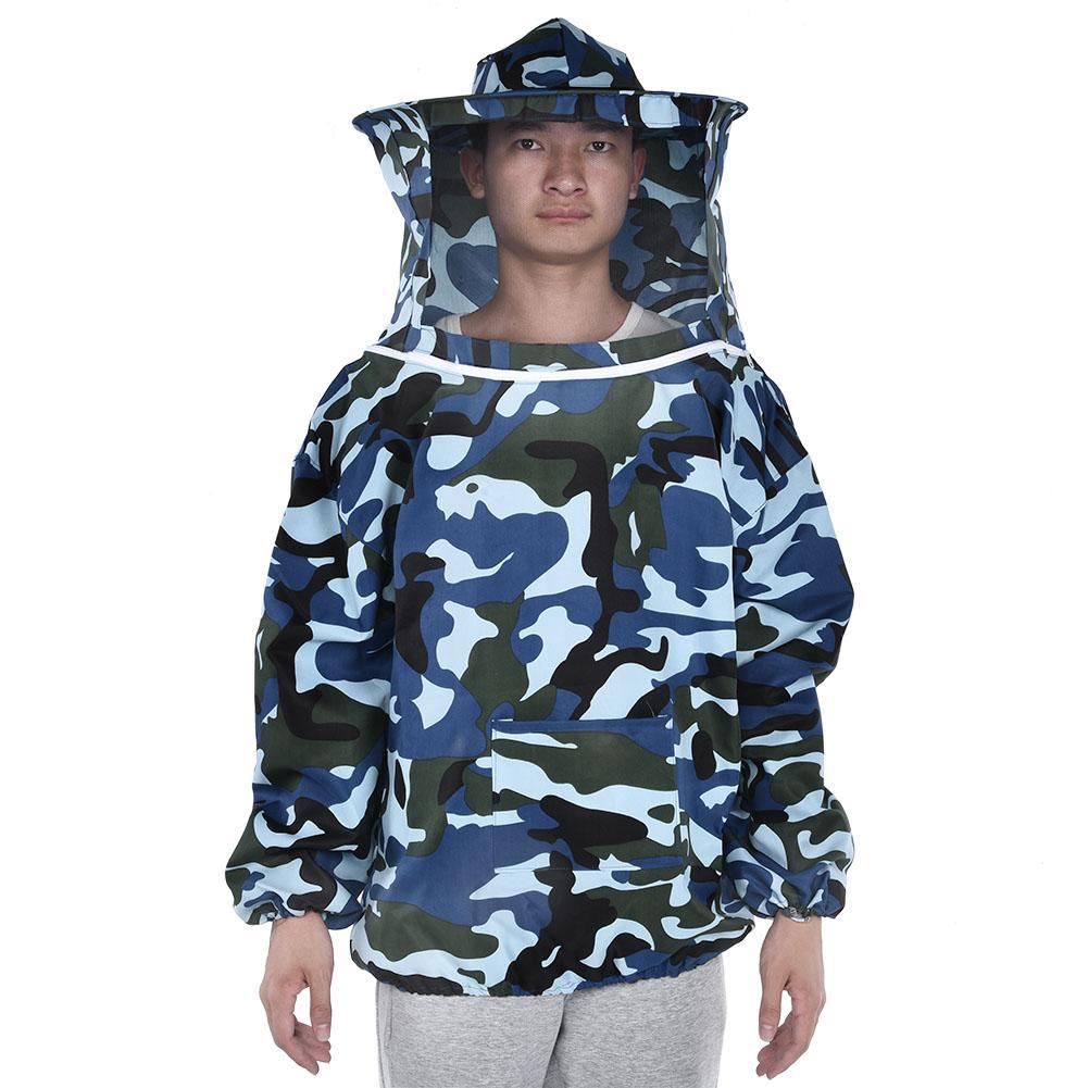 Cotton Full Body Beekeeping Clothing Veil Hood Hat Clothes Jacket Protective Beekeeping Suit Beekeepers Bee Suit Safety Clothing