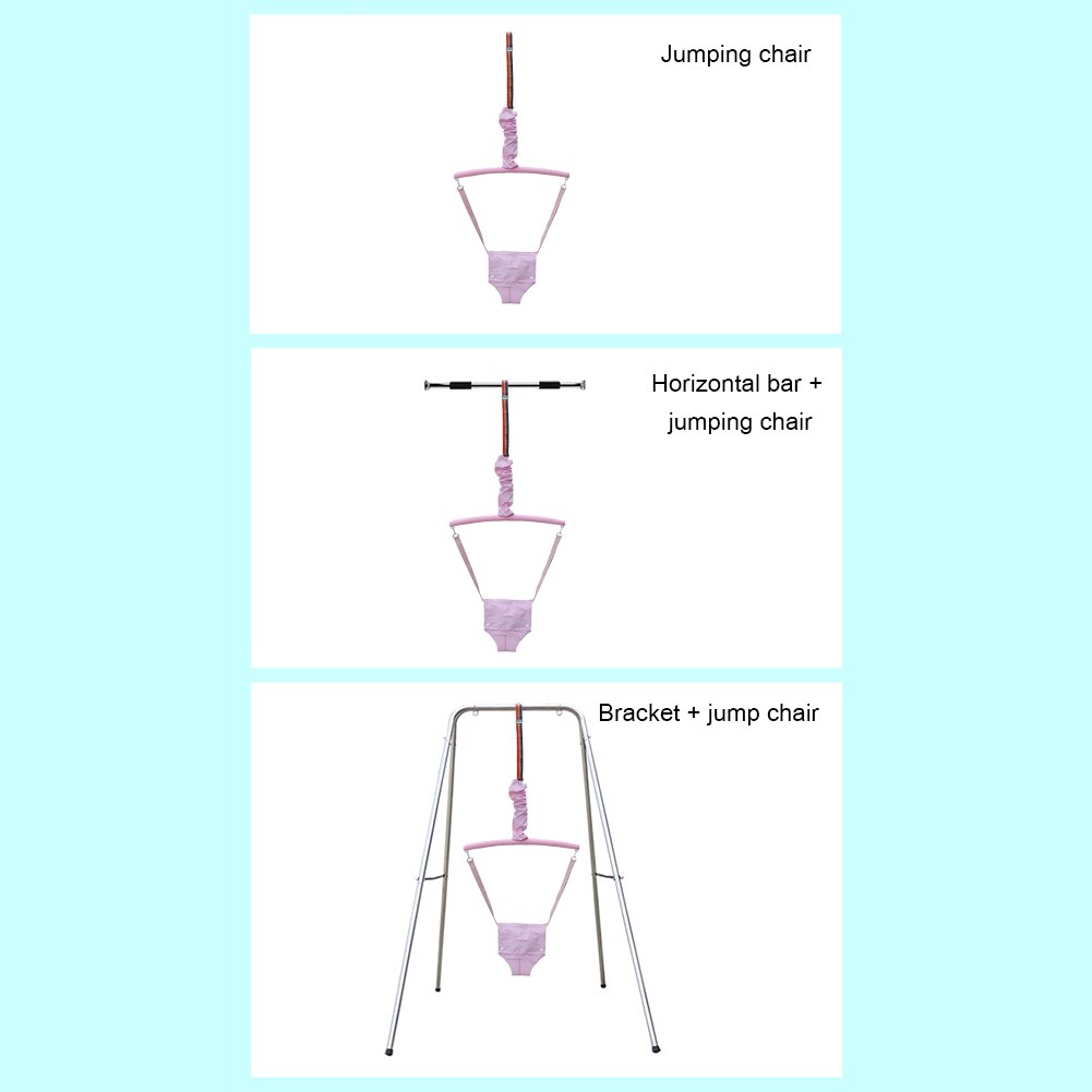 Kids Jumping Chair Adjustable 1pc Baby Standing Door Jumper Exerciser Outdoor Baby Swing Bouncing Chair Sliding Adjustment