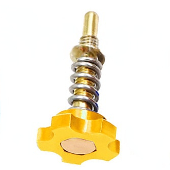 Tornillo de ajuste de velocidad de ralentí del carburador de motocicleta para CNC Universal PWK PE Carb herramienta de ajuste Carburador Carburatore: YELLOW