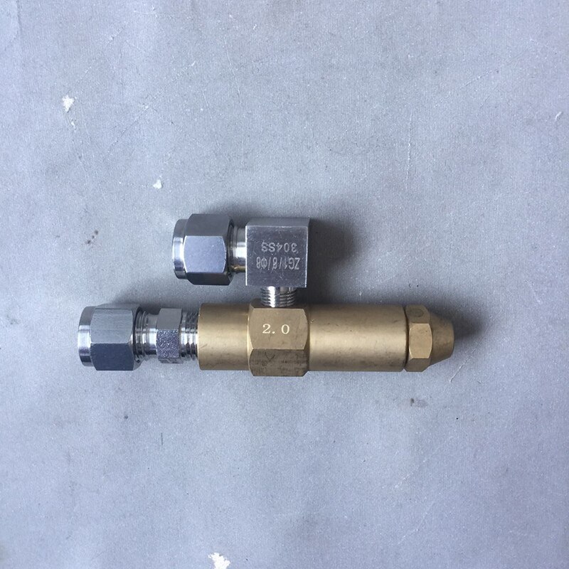 Waste Oil Burner Nozzle,Siphon Air Atomizing Nozzle,Oil Jet,Air Atomizer Spray Nozzle-2.0mm