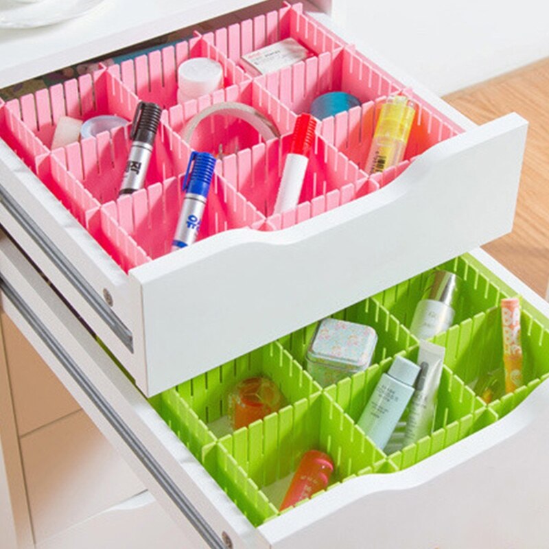 Rectangular Fence Style Drawer Divider Plate Organizers Separators Board Utensils Home Kitchen Bathroom Bedroom Office