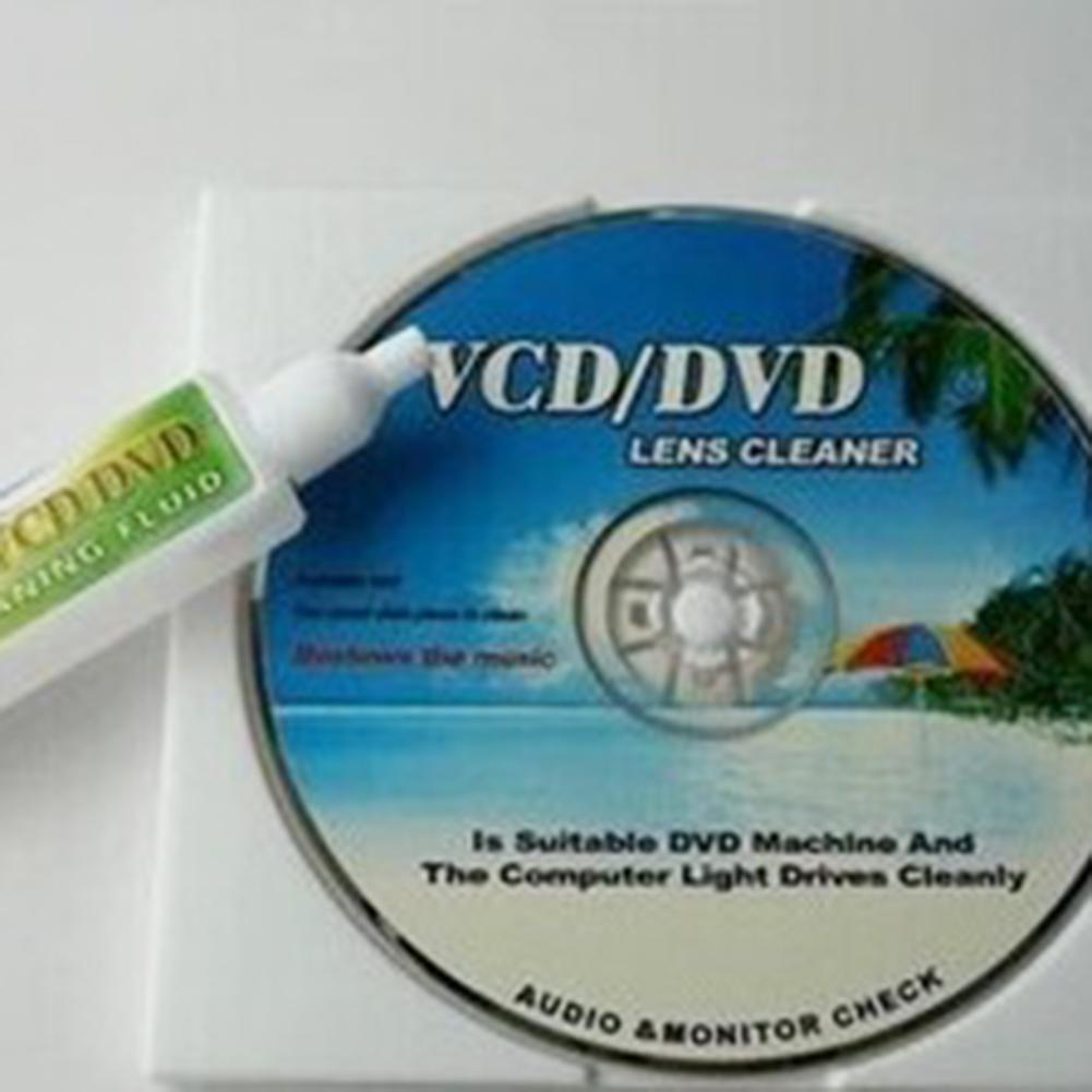 VCD DVD Player Lens Cleaner Dust Dirt Removal Cleaning Fluid Disc Restore Kit Grandado
