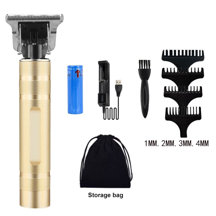 1 ensemble batterie pour tondeuse à cheveux électrique tondeuse à barbe tondeuse à cheveux professionnelle sans fil hommes coupe cheveux Machine barbe rasoir: Rose