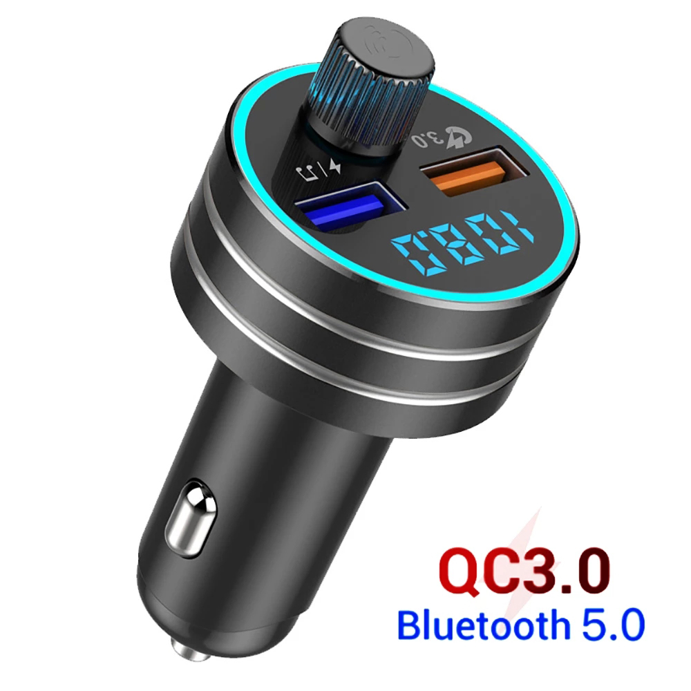 Led-display-autoladegerät mit schnellladefunktion für  qc3.0 handys, kompatibel mit iphone 12, 11 pro max, xiaomi, samsung und anderen geräten (universell).