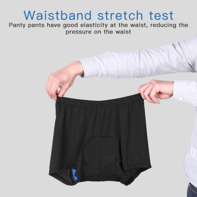Cycling Underwear Silicone Shock Absorber Lightweight Breathable High-density Sponge Comfortable 3D Padded Men's Briefs