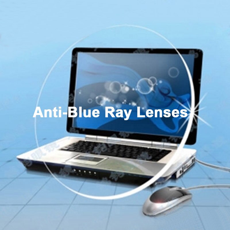 1,61 Anti-Blau Strahl Photochrome Männer und Frauen Optische Linsen Rezept Vision Korrektur Linsen für Digitale Geräte Photogray