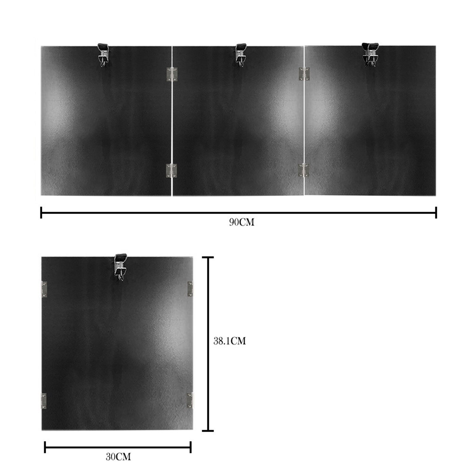 Heat Focusing Reflector Outdoor Courtyard Heater Deflector Reflector Directional Heat Energy Focusing Plate Outdoor Warmer