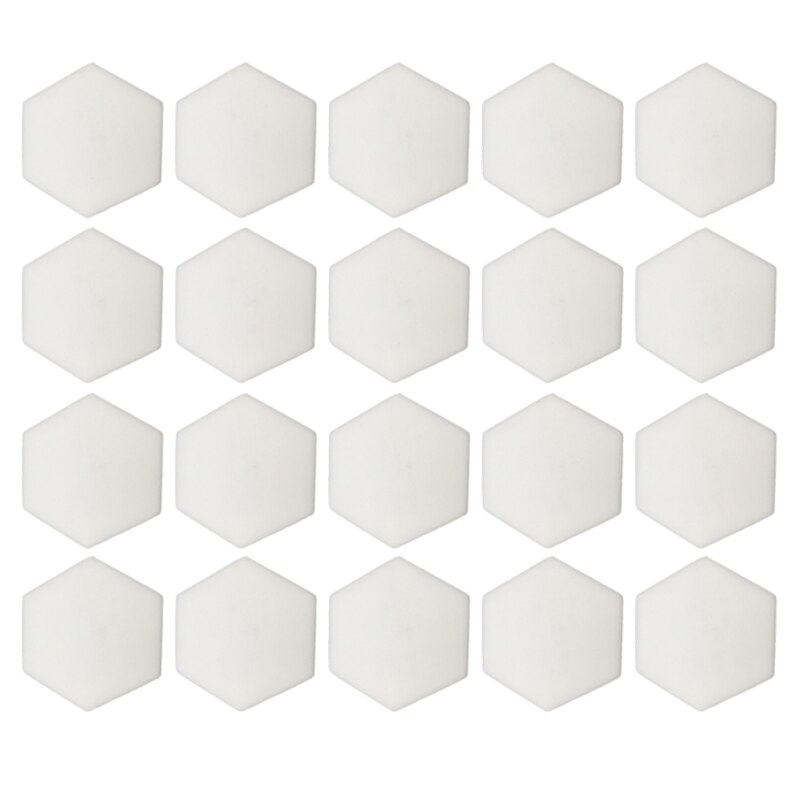 20pcs Ceramic Coral Frag Disks Pure White Coral Base Support Aquarium Coral Reef