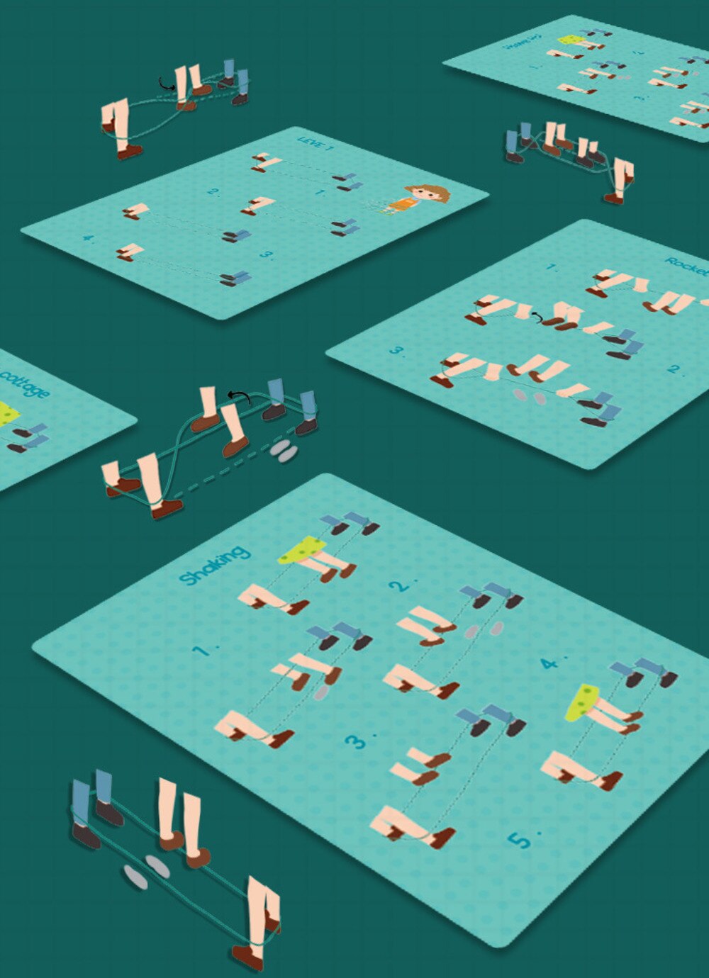 Classic Outdoor Jump Game Elastic Rubber Jump Rope... – Grandado