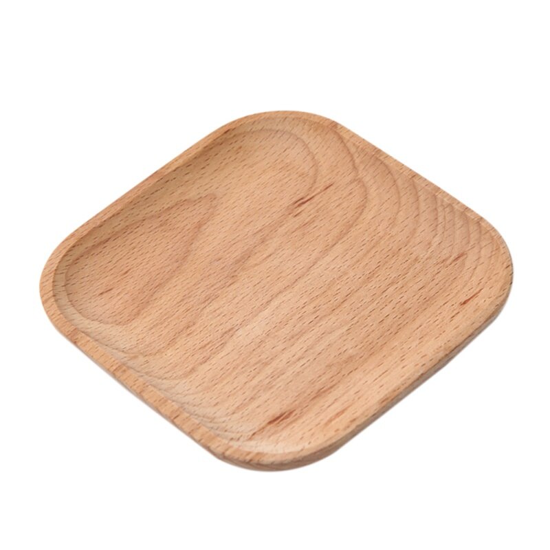 Holz Snack Platte Runde Kuchen Obst Erzähler Raum Nachtisch Service Tablett Holz Sushi Bord Party Geschirr