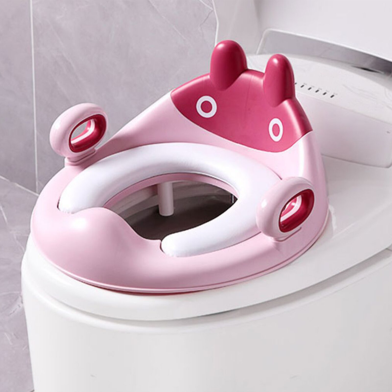Baby Potty Training Toilet Seat Accessories Toddler Splash-Guard Toilet Kids Training Seat Double Anti-Slip Splash Guard