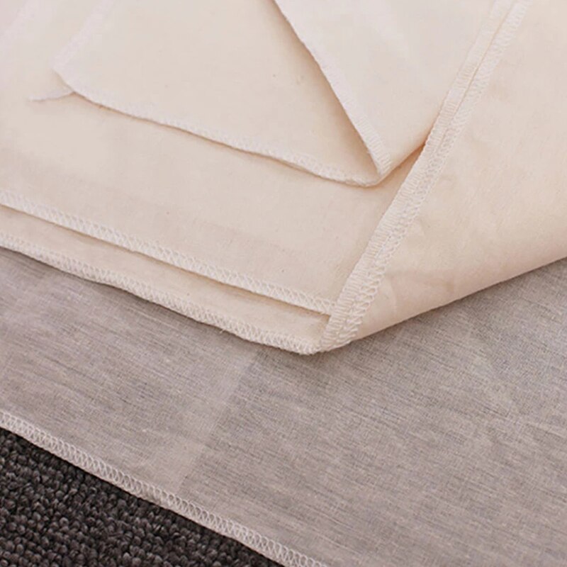 Tela multifuncional de Tofu, gasa de algodón, muselina, Cheesecloth, filtro de tela, queso, mantequilla, lino, estera para hornear, herramientas de pastelería de cocina