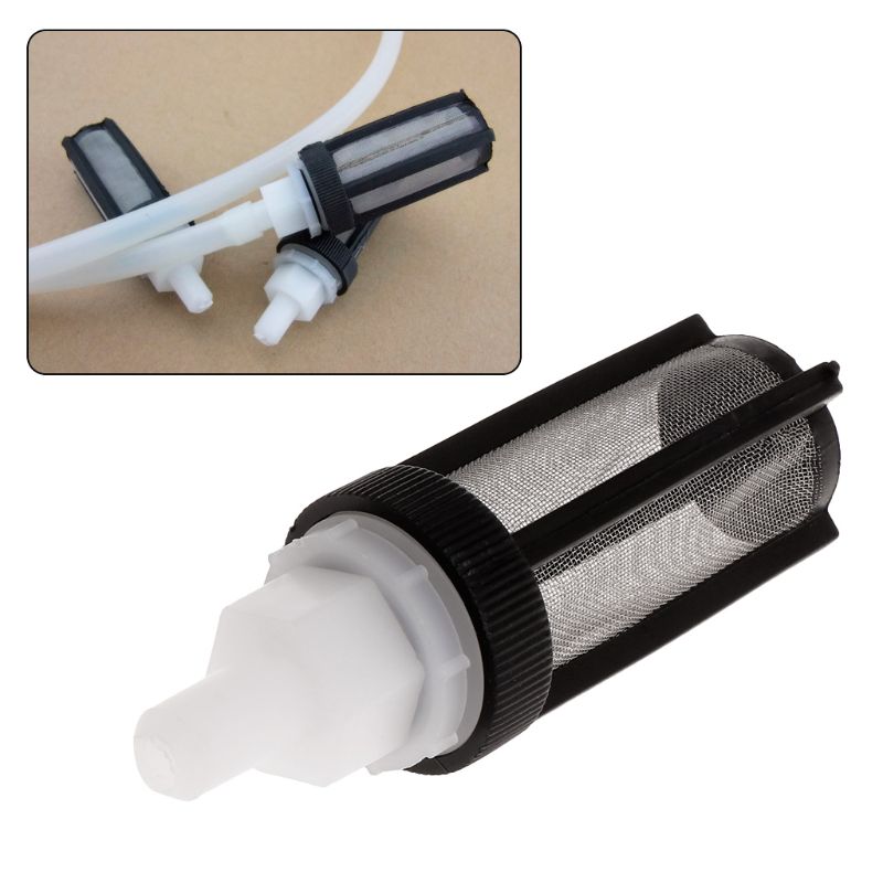 Waterinlaat micropomp filter roestvrij staal net kunststof frame irrigatie schone slang accessoires voor 7mm/8mm voor aquarium