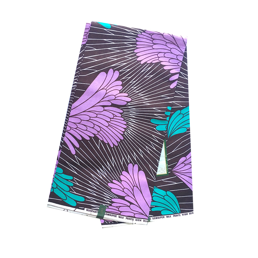 Afrikanische Wachs Stoff Wahre Echt Wachs 100% Baumwolle Block Drucken ankara Nigerian Wachs Stoffe für Kleid Pange 11,11 Preis: NNW-0014